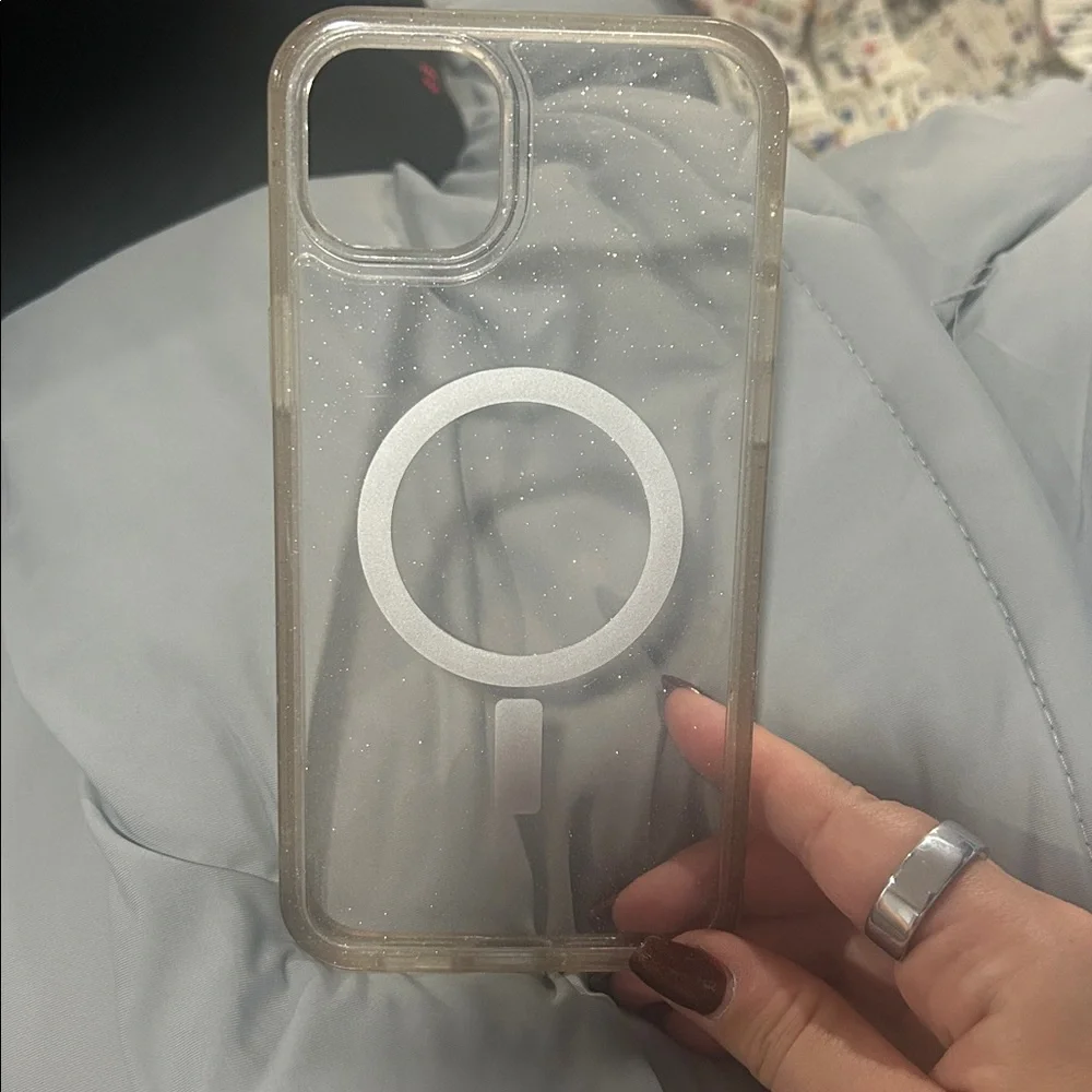 OtterBox Clear Glitter Phone Case with MagSafe iPhone 14 Plus